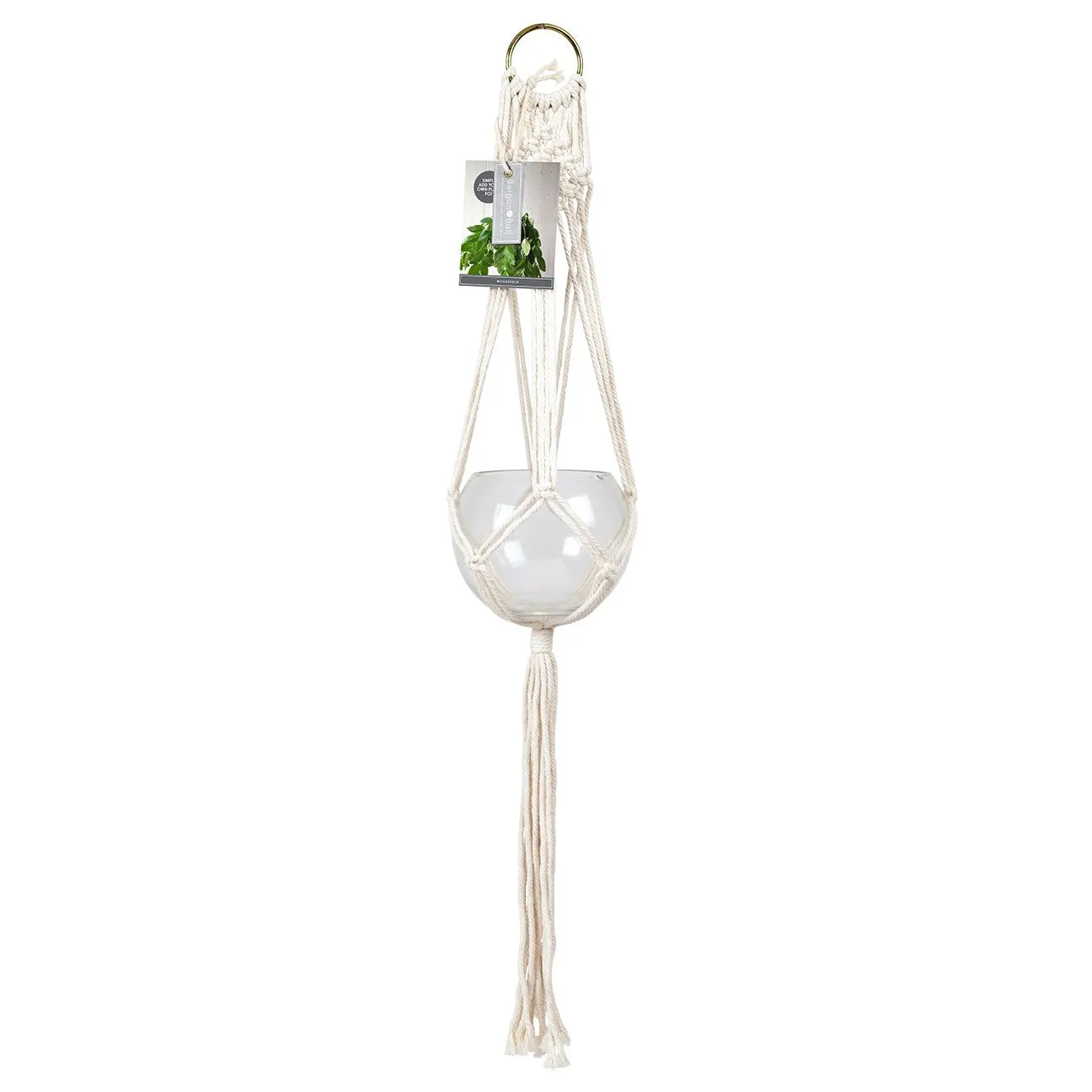 Macramé Plant Pot Hanger - Woodstock