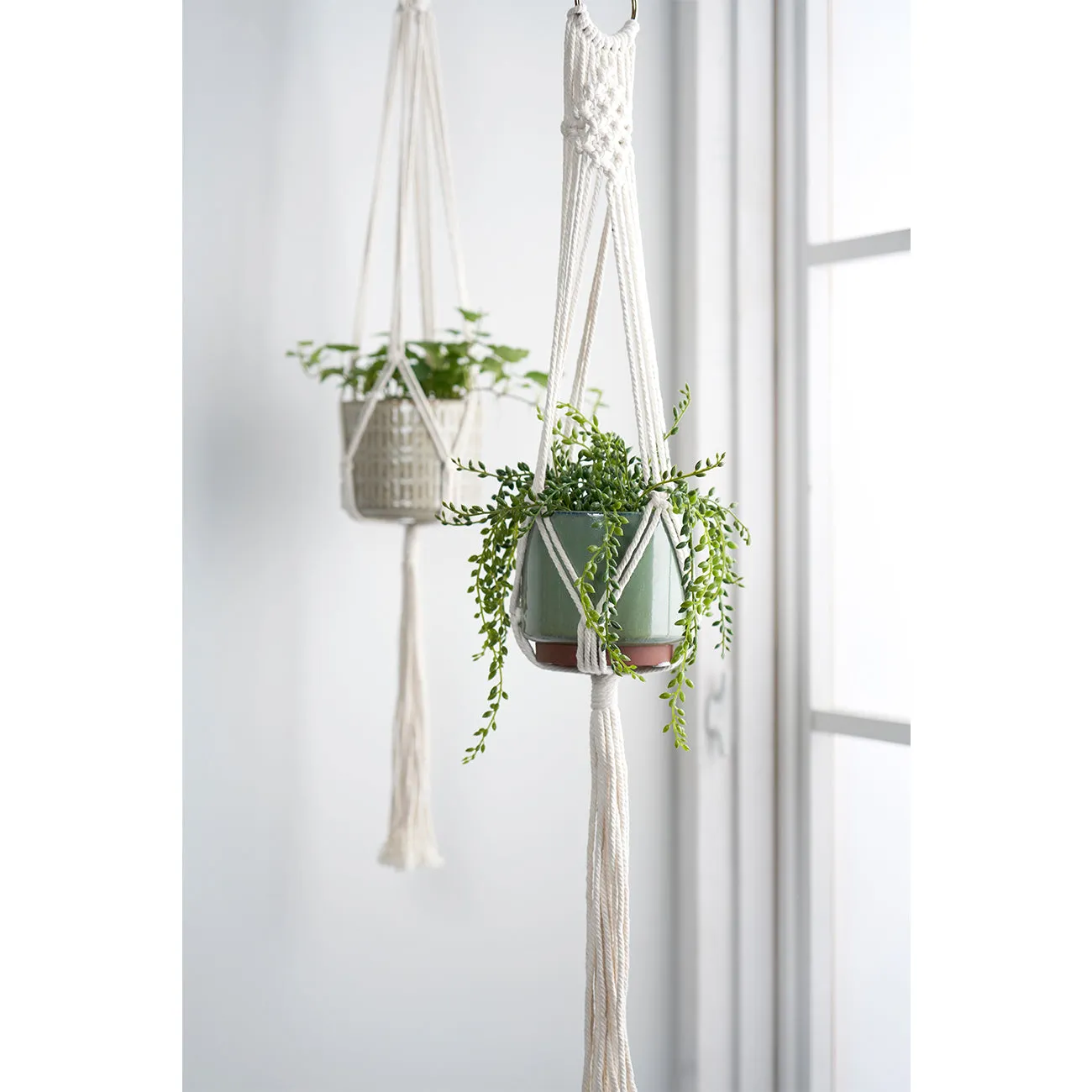 Macramé Plant Pot Hanger - Woodstock
