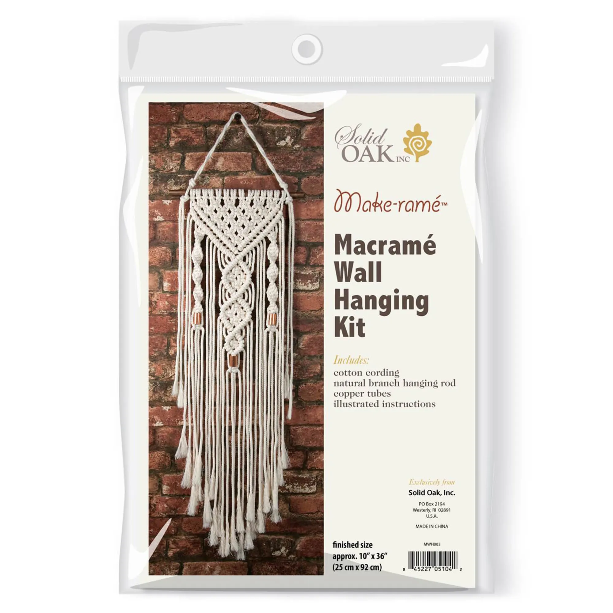 Macramé Wall Hanging Kit - Double Spiral