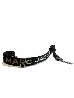 Marc Jacobs Black Canvas Logo Print Crossbody Strap - As Seen on instagram- 21/03/21