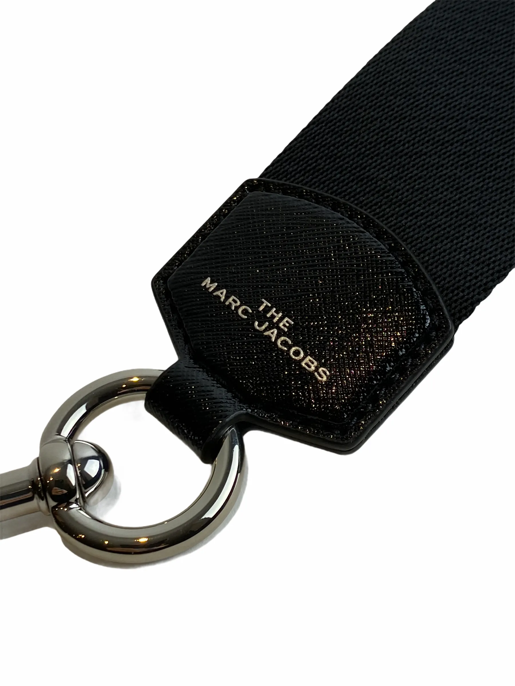 Marc Jacobs Black Canvas Logo Print Crossbody Strap - As Seen on instagram- 21/03/21