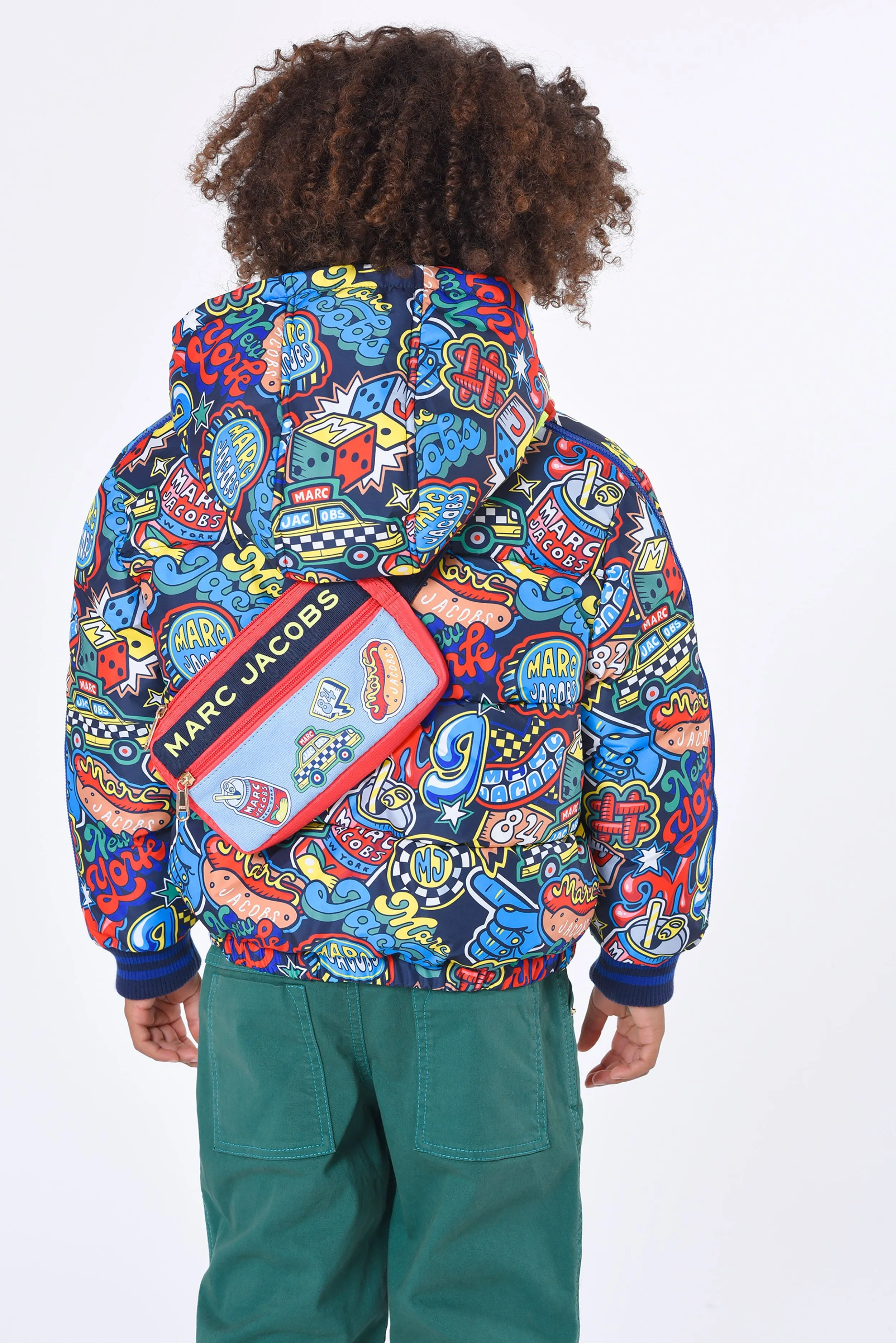 MARC JACOBS Boys Badges Belt Bag in Multicolour
