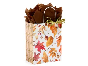 Medium Fall Leaves Paper Shopping Bag