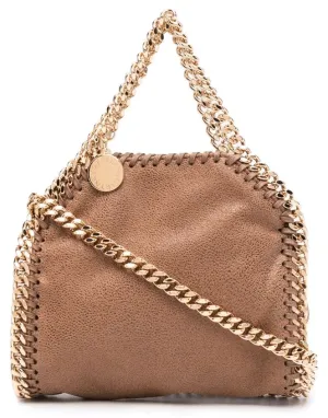 Mini Gold Chain Shoulder Bag - Pecan