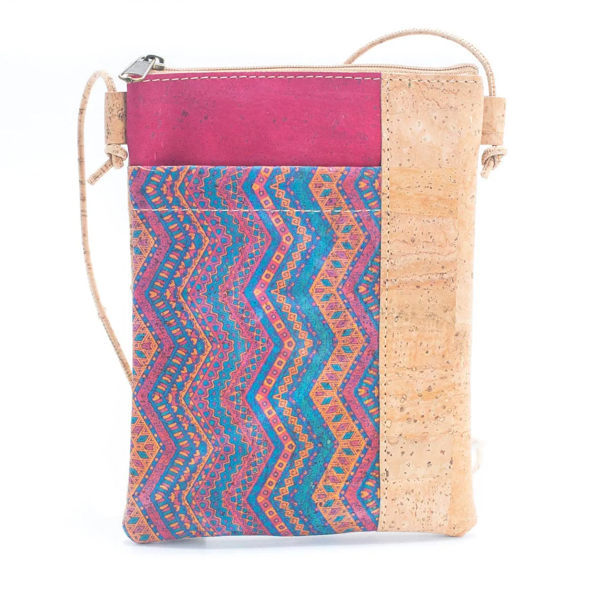 Natural Cork Portable Ladies' Phone Pouch (5units) BAGP-221