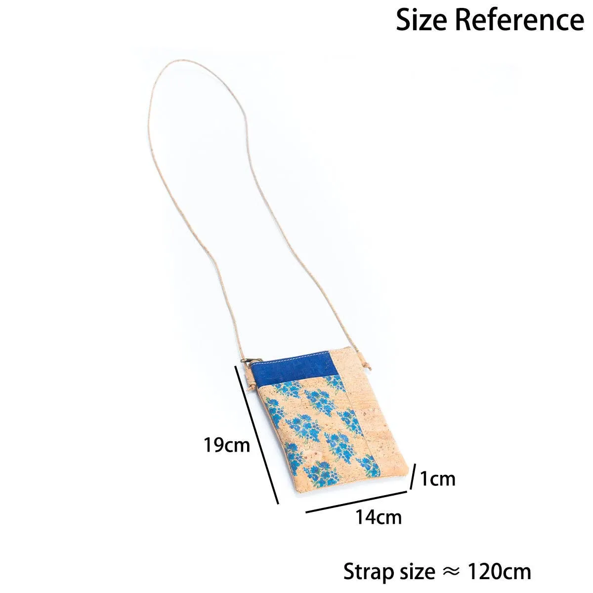 Natural Cork Portable Ladies' Phone Pouch (5units) BAGP-221