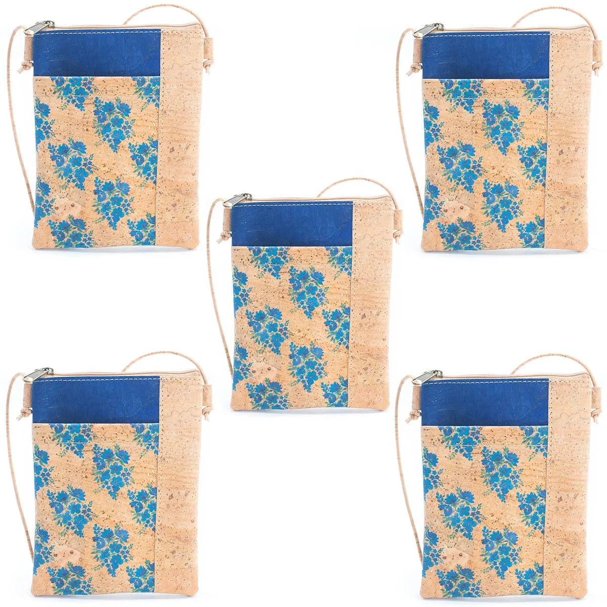 Natural Cork Portable Ladies' Phone Pouch (5units) BAGP-221