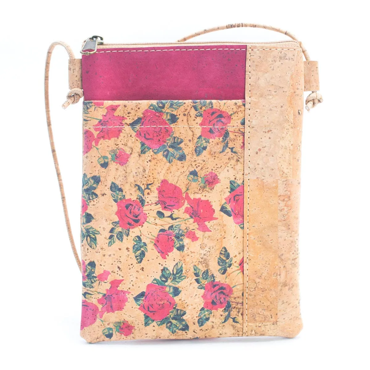 Natural Cork Portable Ladies' Phone Pouch (5units) BAGP-221