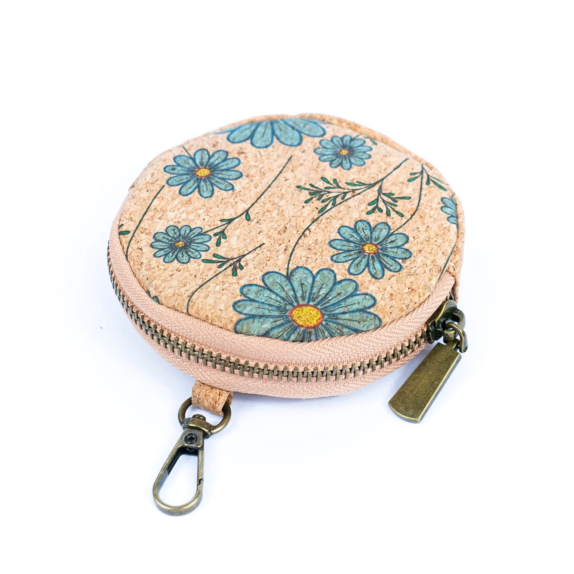 Natural Cork Women's Printed Phone Pouch with Detachable Coin Purse BAG-2310