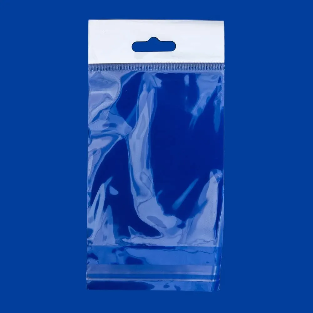 Polyprop Cellophane Selfseal Bags 15.5x31cm Euro Slot Hole 100pack