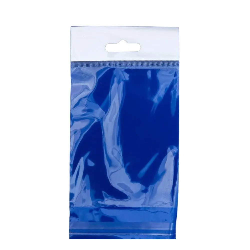 Polyprop Cellophane Selfseal Bags 6.5x18cm Euro Hole Hanging 100pack