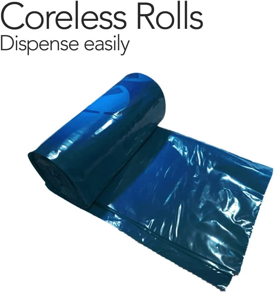 RESILIA Heavy Duty Soiled Linen Bags - Hospital Waste Disposal, Trash Liner, Sanitary Storage, OSHA Approved, Dark Blue, 33 Gallon, 29" W x 43" L, 1 Mil, 0.001 Inch, 1 Case of 200 Bags, Made in USA