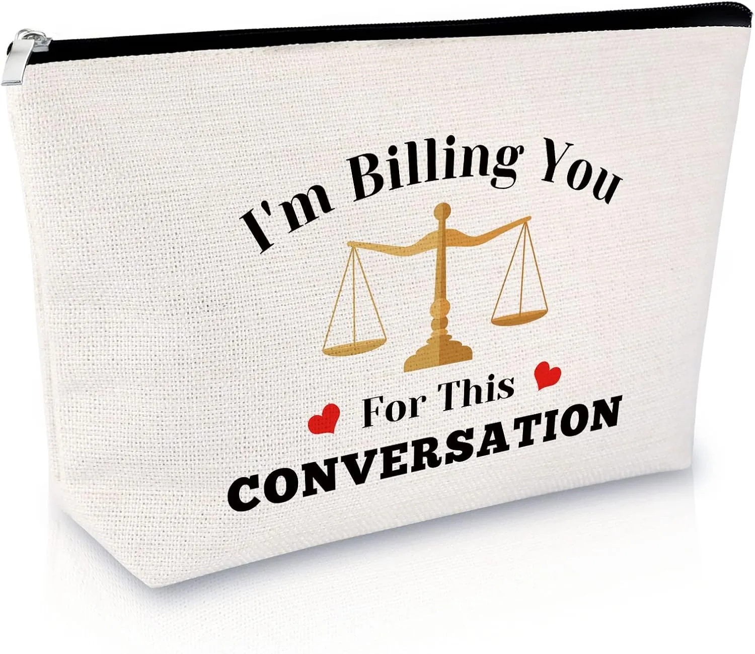 Sfodiary Lawyer Appreciation Gift Makeup Bag Funny Lawyer Gift Law School Gift for Student Birthday Graduation Gift for Law Student Attorney Retirement Christmas Gift for Women Travel Cosmetic Pouch