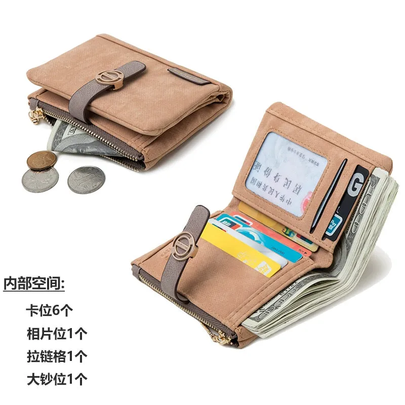 Soft Faux Leather Bifold Multi-Card-Slot Wallet
