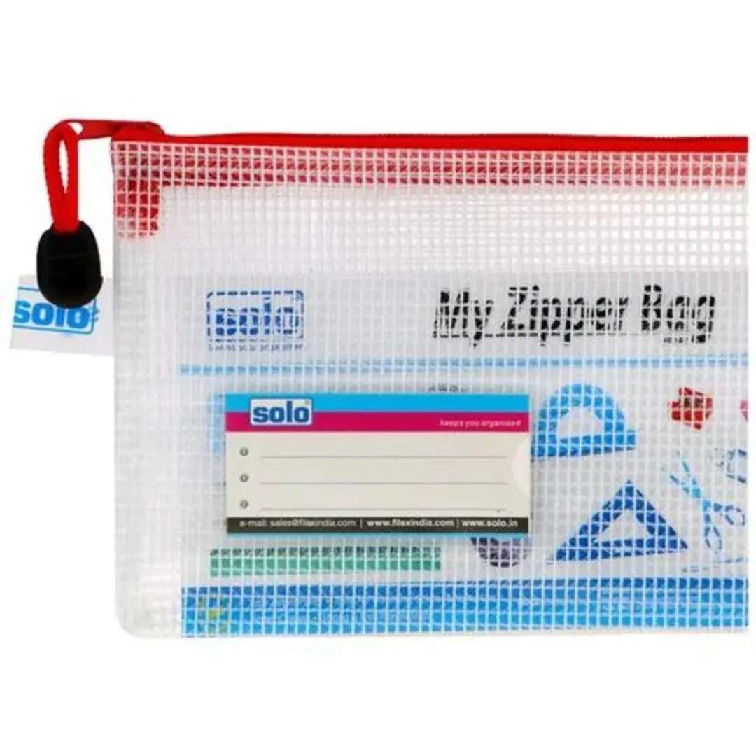 Solo My Zipper Assorted Closure Bag- Pack of 4