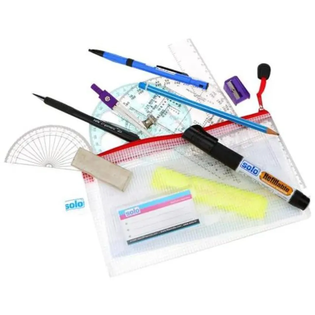 Solo My Zipper Assorted Closure Bag- Pack of 4