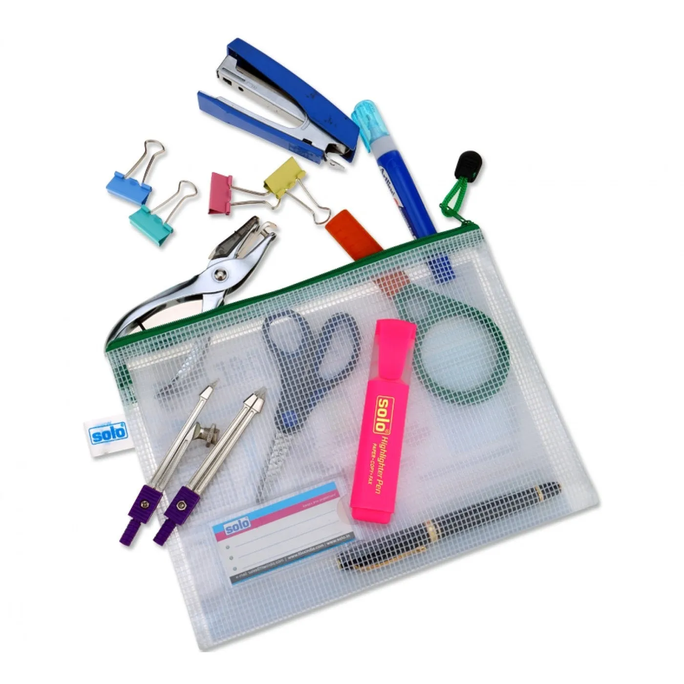 Solo My Zipper Assorted Closure Bag- Pack of 4
