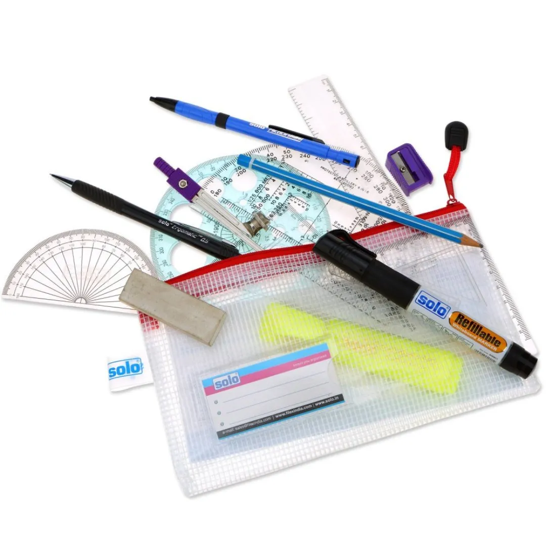 Solo My Zipper Assorted Closure Bag- Pack of 4