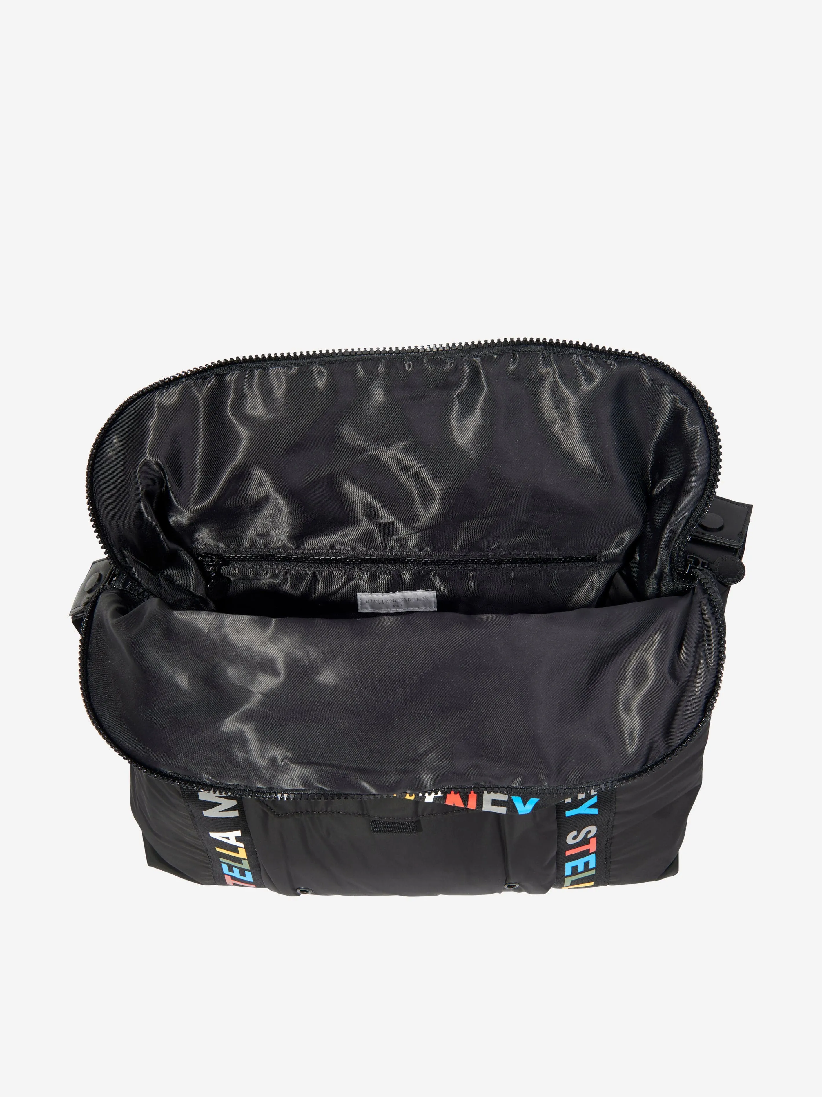 Stella McCartney Baby Logo Strap Changing Bag in Black