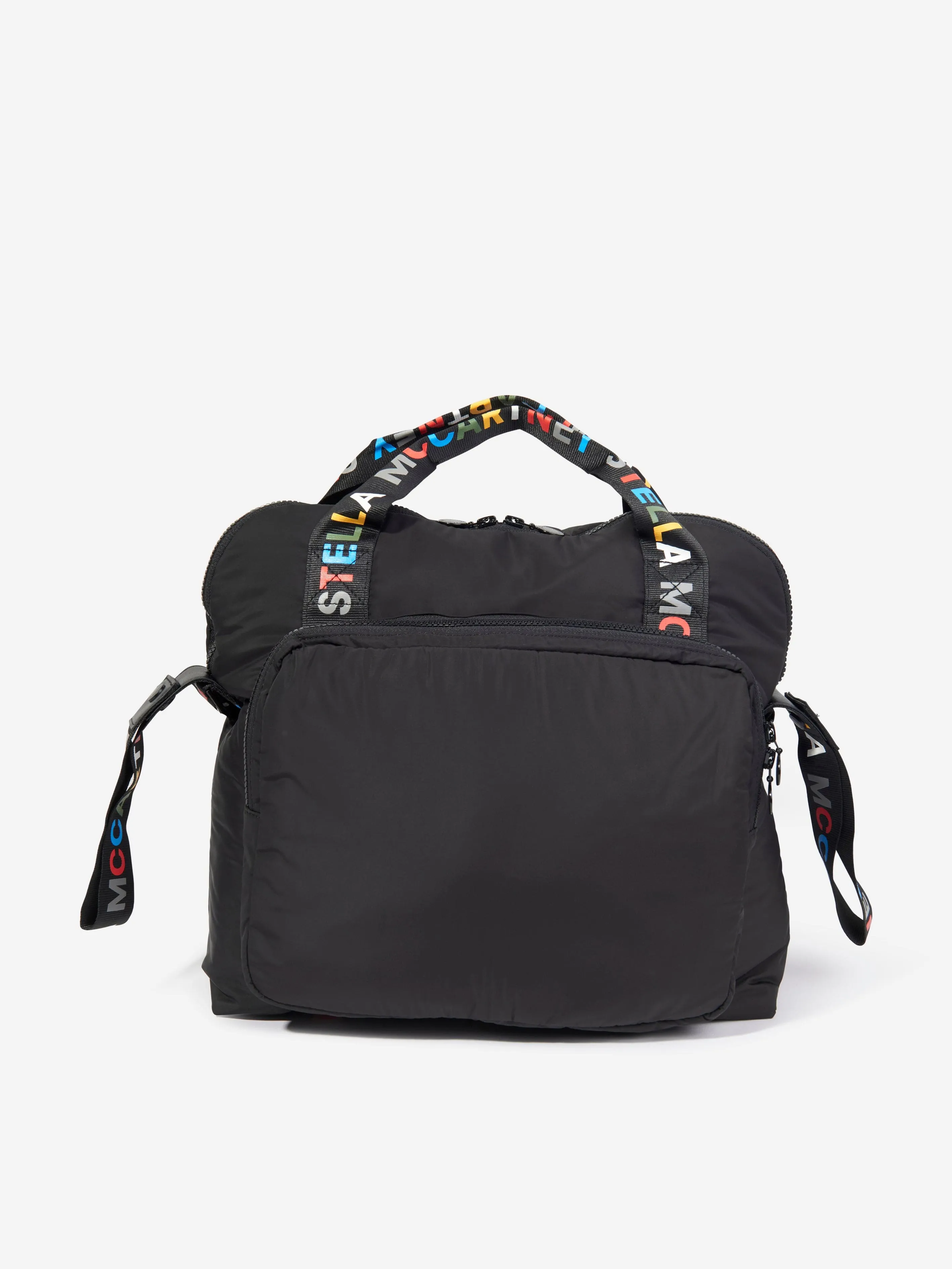 Stella McCartney Baby Logo Strap Changing Bag in Black