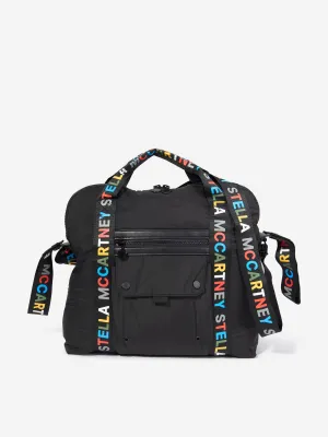 Stella McCartney Baby Logo Strap Changing Bag in Black