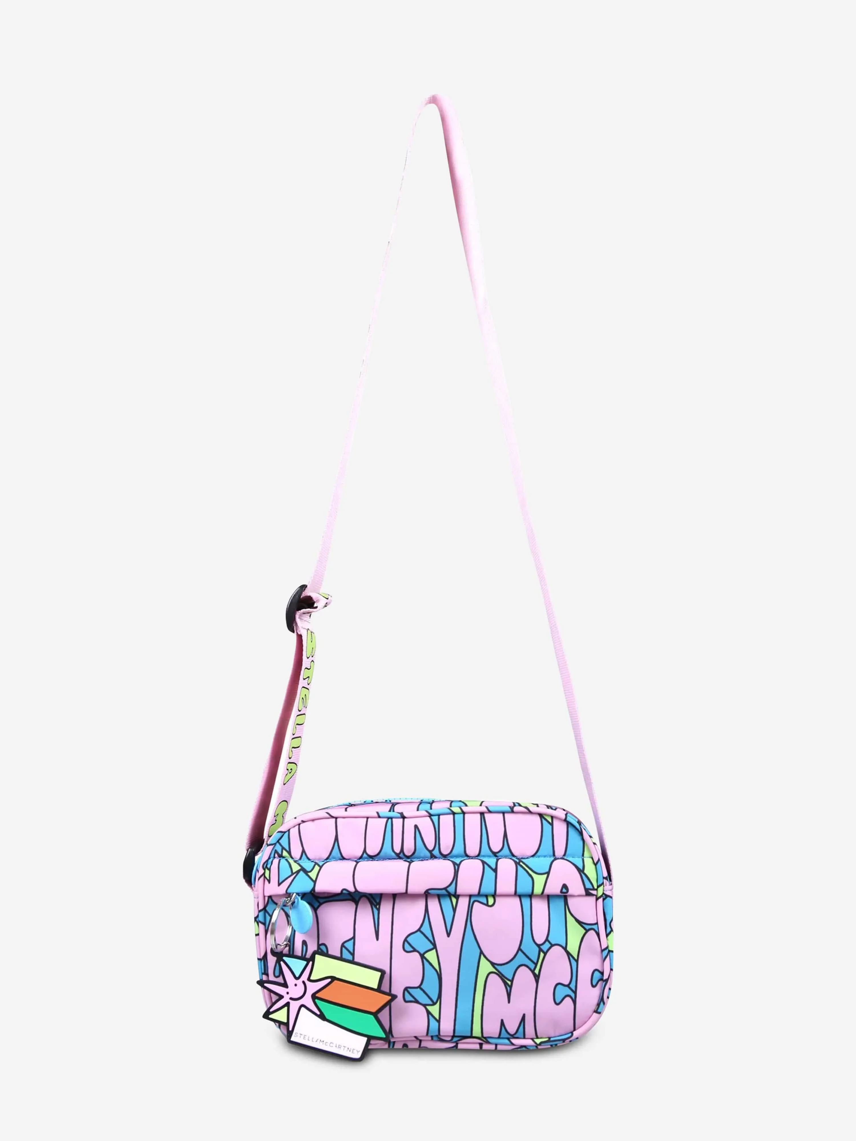 Stella McCartney Girls Logo Crossbody Bag in Multicolour (20cm)