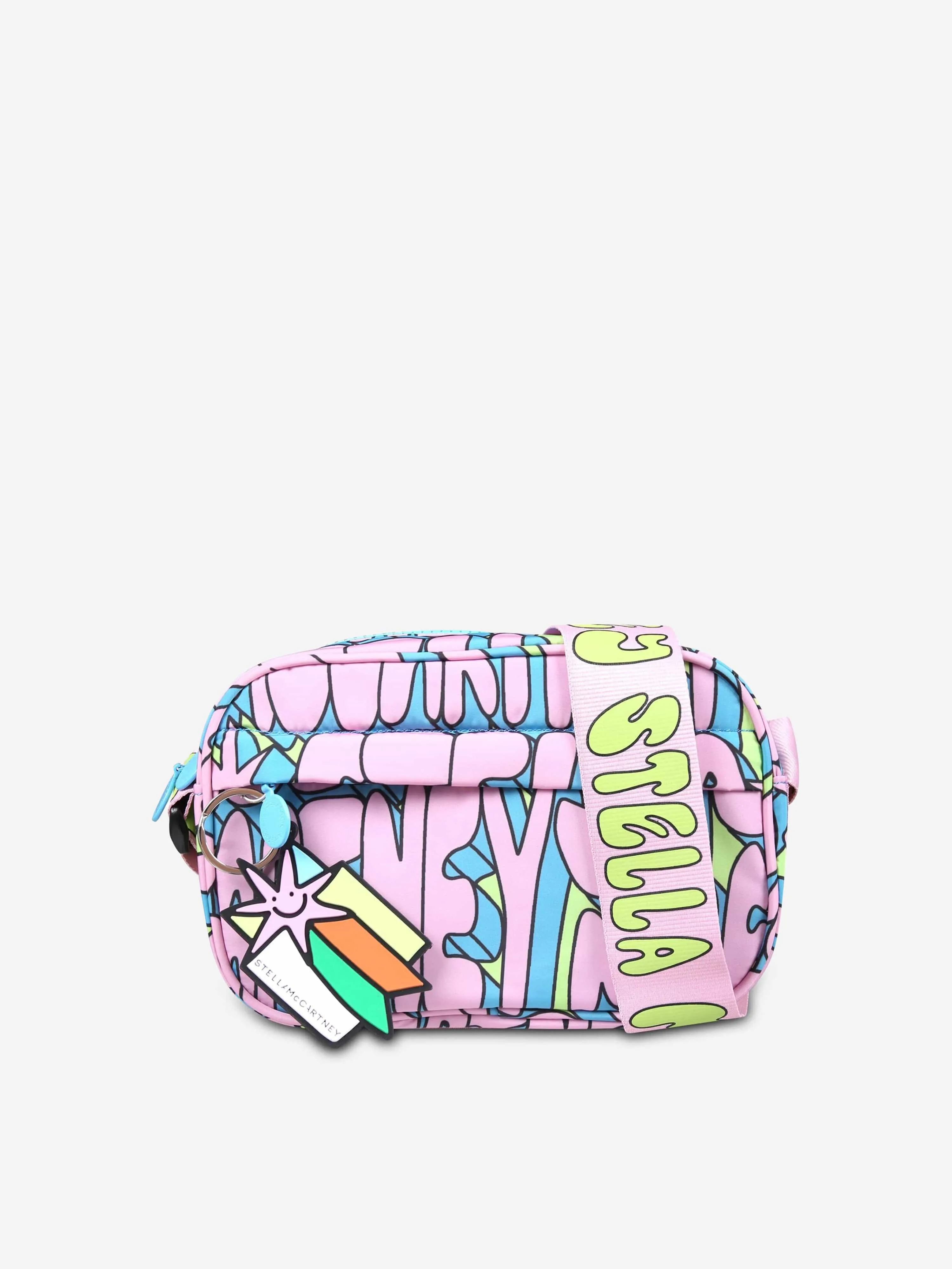 Stella McCartney Girls Logo Crossbody Bag in Multicolour (20cm)