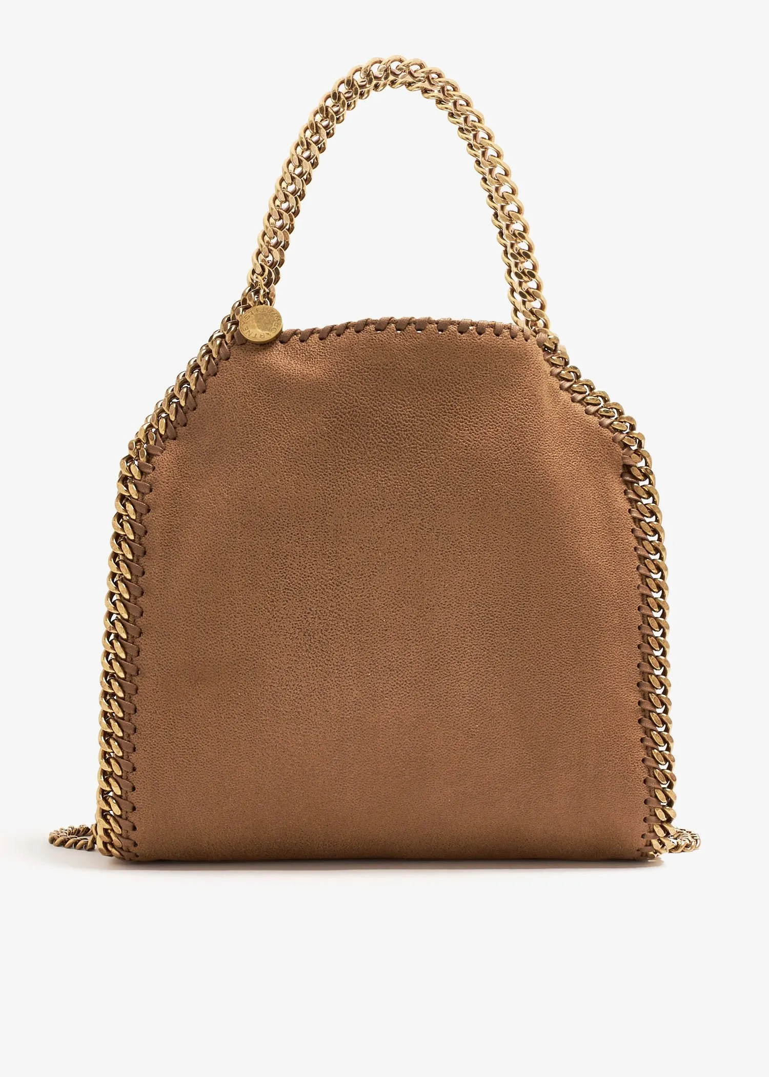 STELLA MCCARTNEY MINI TOTE ECO SHAGGY DEER W/AN