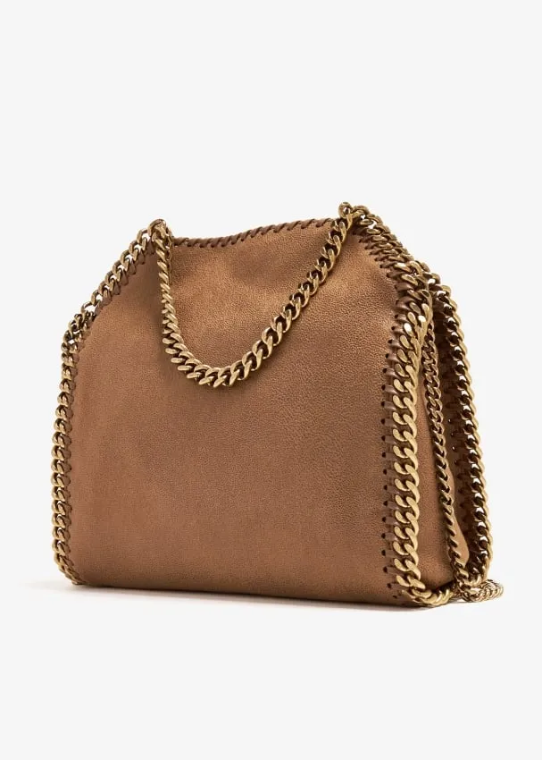 STELLA MCCARTNEY MINI TOTE ECO SHAGGY DEER W/AN