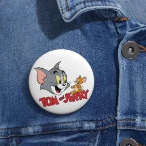 Tom and Jerry: Printed Button Badge