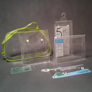 Transparent toiletries bags