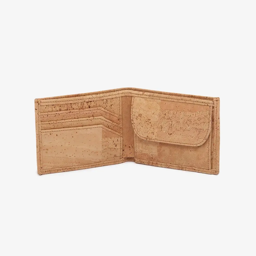 Vegan Coin Cork Wallet In 4 Colours by Artelusa