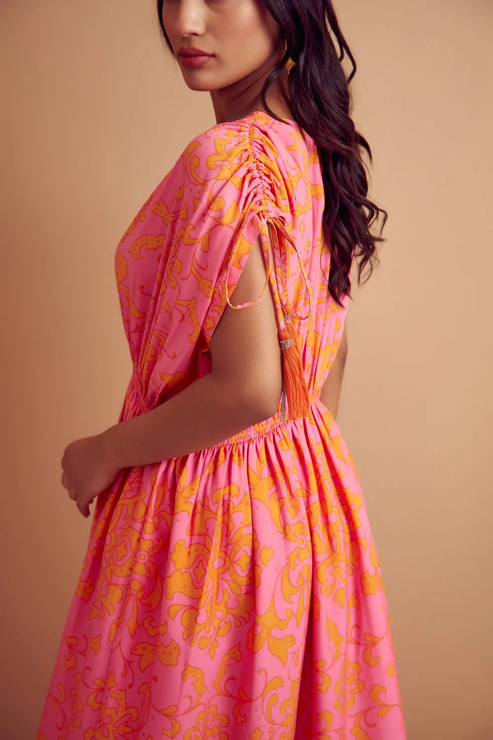 Vibrant Printed Kaftan