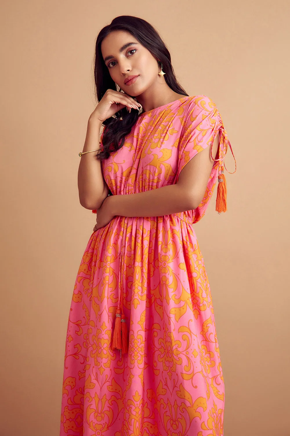 Vibrant Printed Kaftan
