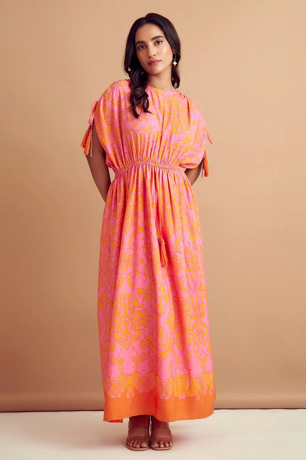 Vibrant Printed Kaftan