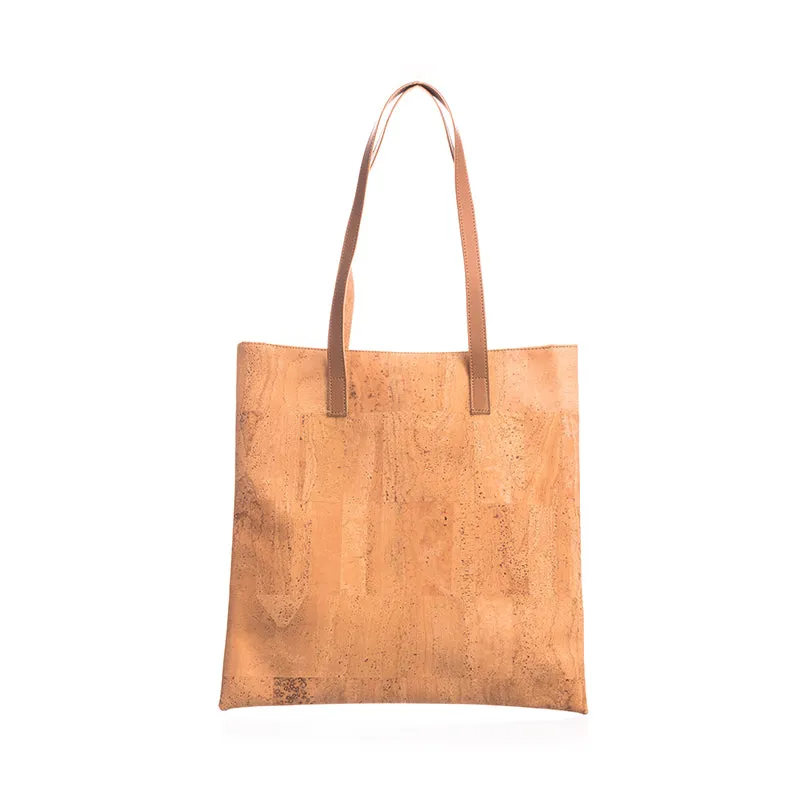 Vibrant Red Cork Shopping Bag: Stylish, Sustainable, and Practical Bag Made from Premium Cork