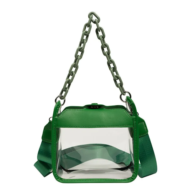 Wholesale PVC Transparent Shoulder Bags