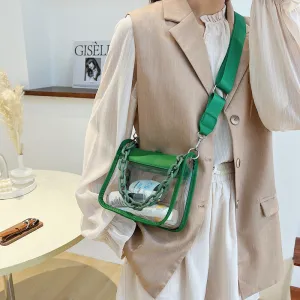 Wholesale PVC Transparent Shoulder Bags