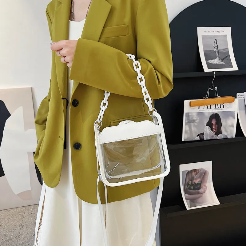 Wholesale PVC Transparent Shoulder Bags