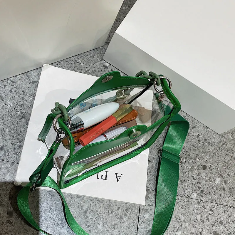 Wholesale PVC Transparent Shoulder Bags
