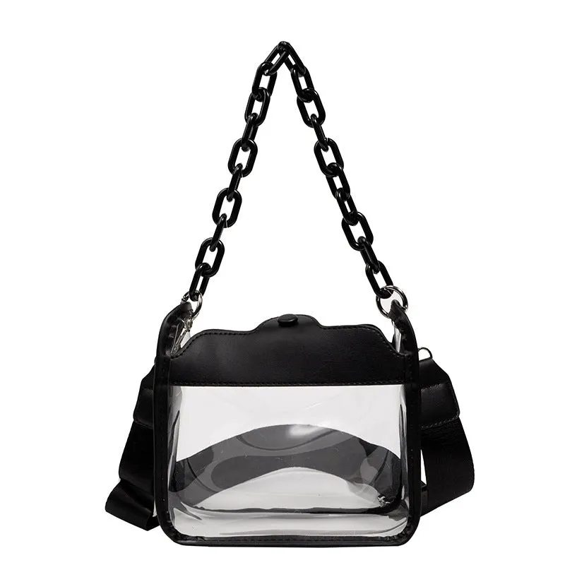 Wholesale PVC Transparent Shoulder Bags