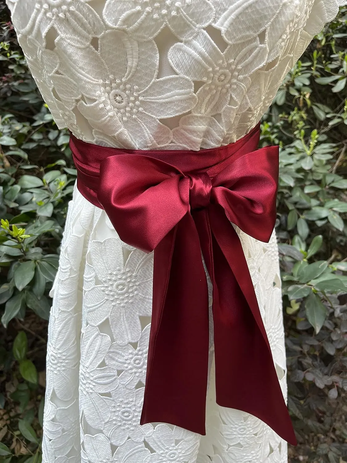 Women Satin Sash Belts For Bridal Bridesmaid Dresses Girls Waist Belts For Special Occasion
