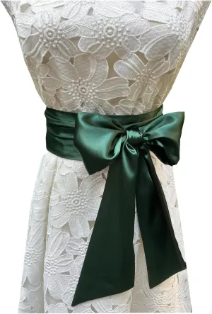 Women Satin Sash Belts For Bridal Bridesmaid Dresses Girls Waist Belts For Special Occasion