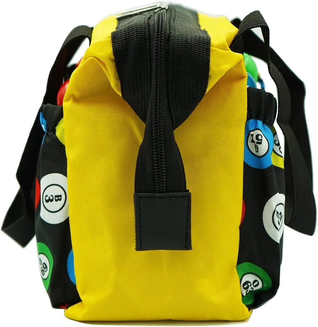 Yuanhe Bingo Dauber Bags with 6 Pockets Yellow Bingo Tote Bag 